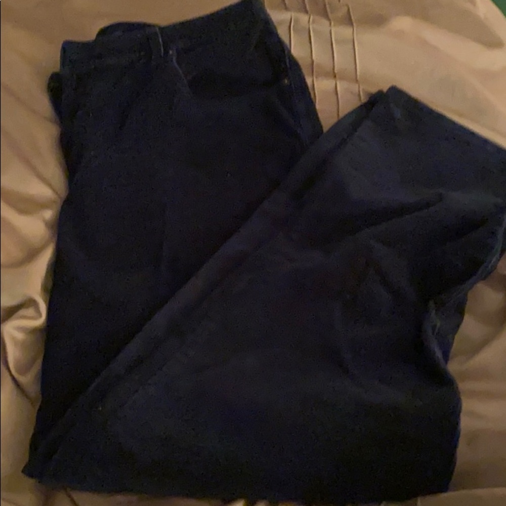 Cute velvet black jeans